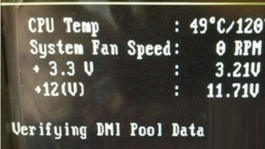 win10 ʾverifying DMI Pool Dataô